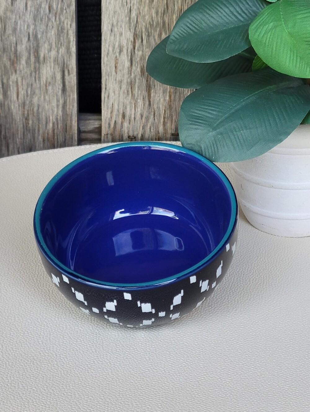 Threshold 2014 ikat stoneware bowl